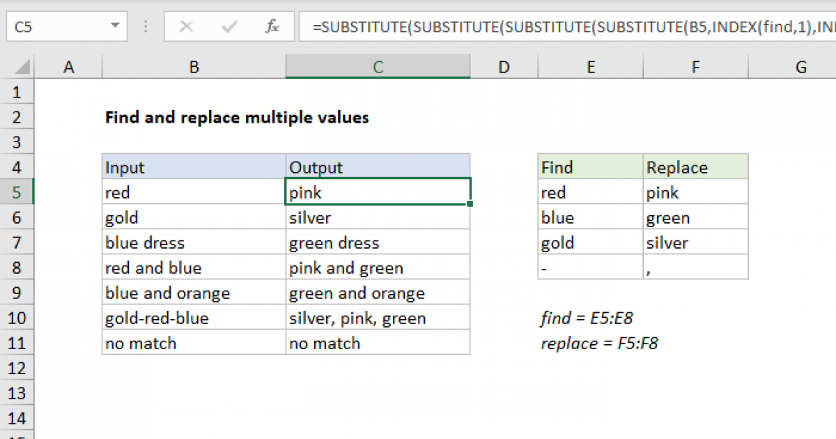 find-and-replace-multiple-values-excel-formula-exceljet